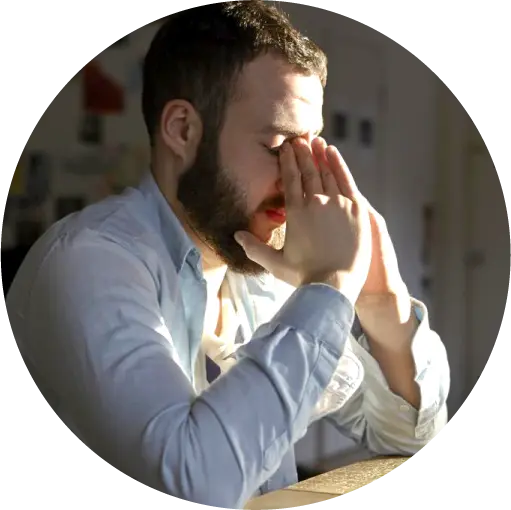 Peptide & Injectable Therapy 13 Tired man