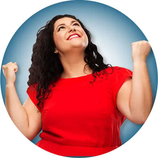 Peptide & Injectable Therapy 25 Woman with arms up